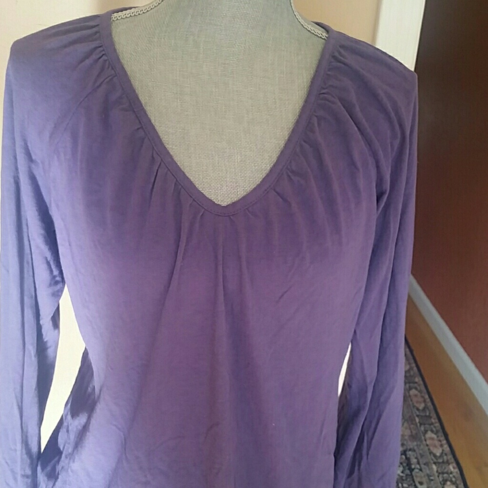 Beautiful cotton purple blouse!
